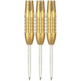 John Lowe Phase 2 Gold Shark Grip Purist 90% Tungsten Steel Tip Darts by Unicorn - view 4