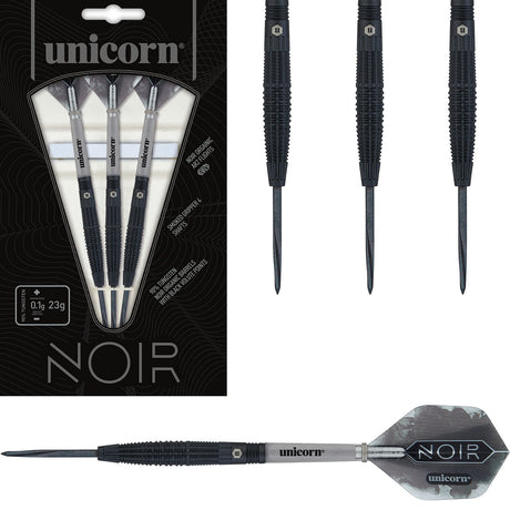Noir Style 2 90% Tungsten Steel Tip Darts by Unicorn