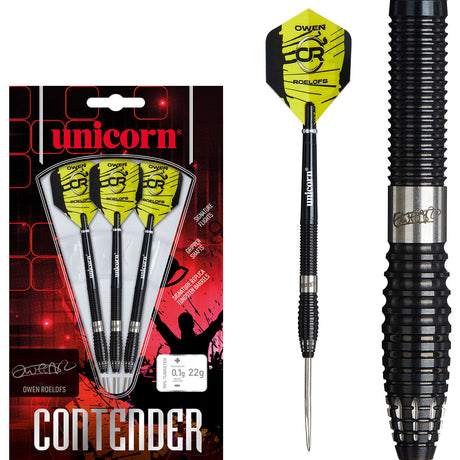 Unicorn Owen Roelofs 90% Tungsten Steel Tip Darts