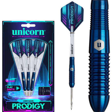 Unicorn Prodigy S2 90% Tungsten Steel Tip Darts
