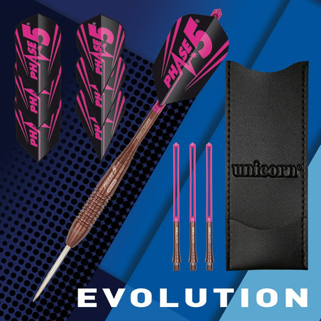 Unicorn Purist Phase 5 Rosso 95% Tungsten Steel Tip Darts - view 2