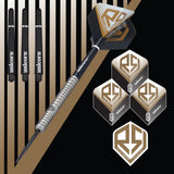 Ross Smith Natural 90% Tungsten Steel Tip Darts by Unicorn - view 2