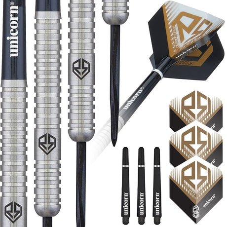 Ross Smith Natural 90% Tungsten Steel Tip Darts by Unicorn - view 4