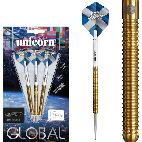Unicorn Ryan Hogarth 90% Tungsten Steel Tip Darts