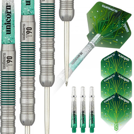 Unicorn T90 Type 1 Core XL Green 90% Tungsten Steel Tip Darts - view 3