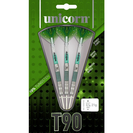 Unicorn T90 Type 2 Core XL Green 90% Tungsten Steel Tip Darts - view 6