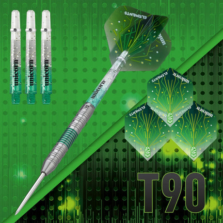 Unicorn T90 Type 2 Core XL Green 90% Tungsten Steel Tip Darts - view 4