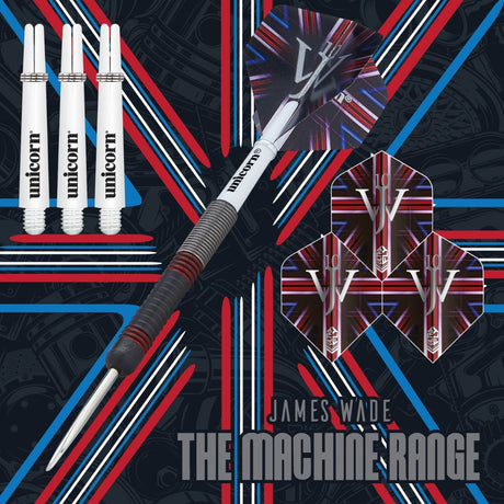 The Machine James Wade 80% Tungsten Steel Tip Darts by Unicorn - view 2