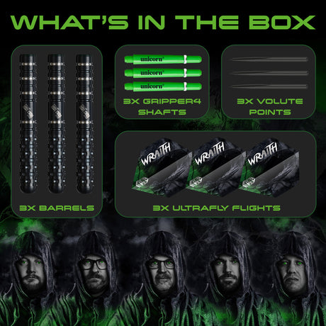 Unicorn Wraith Callan Rydz Phase 2 90% Tungsten Steel Tip Darts - view 3