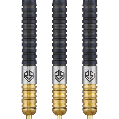 Unicorn Ross Smith Darts - Steel Tip - Smudger - Two Tone - Black & Gold - The Darts Shop