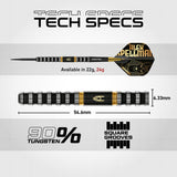 Winmau Alex Spellman 90% Tungsten Steel Tip Darts - view 7
