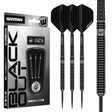 Winmau Blackout 90% Tungsten Steel Tip Darts - Straight Barrel