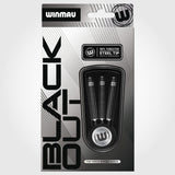Winmau Blackout 90% Tungsten Steel Tip Darts - Straight Barrel - view 5