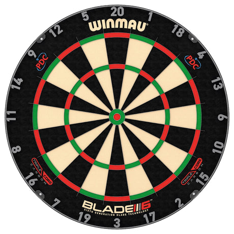Blade 6 Carbon Triple Core Dartboard by Winmau