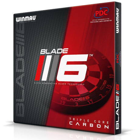 Blade 6 Carbon Triple Core Dartboard by Winmau - view 2