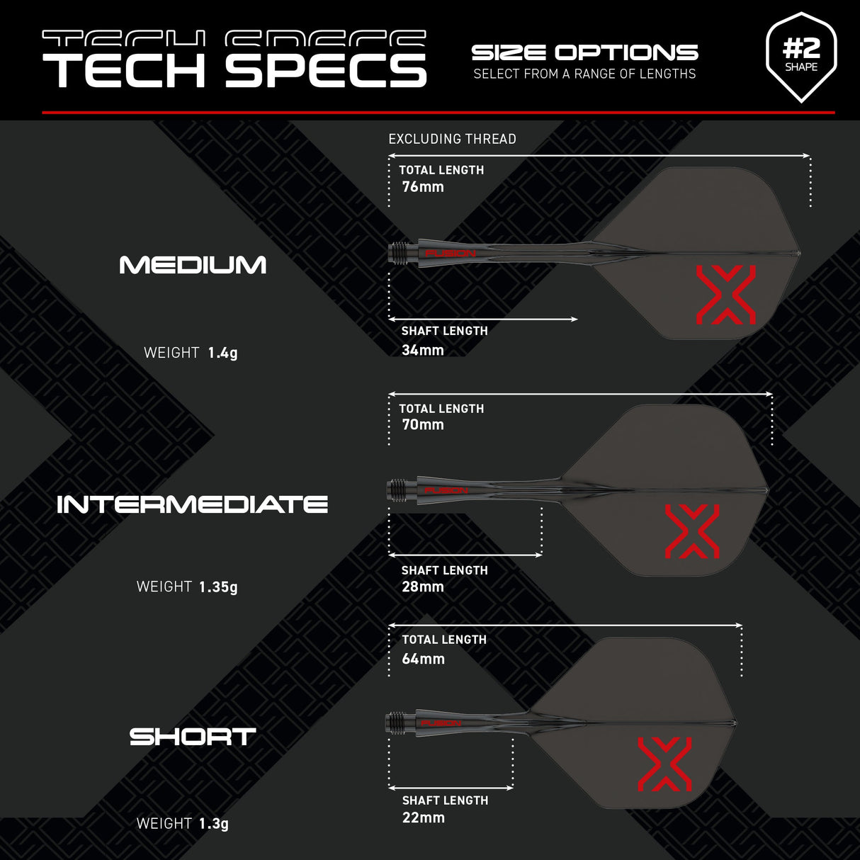 Winmau Blade X Fusion Integrated Flights & Shafts - view 21