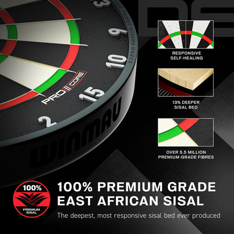 Winmau Blade X - Official PDC Dartboard - view 4