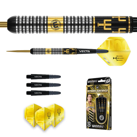 Bobby George 90% Tungsten Steel Tip Darts by Winmau - view 5