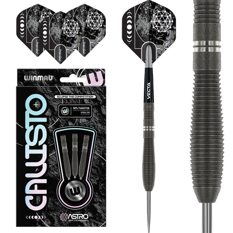 Winmau Callisto 02 90% Tungsten Steel Tip Darts