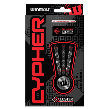 Cypher 90% Tungsten Soft Tip Darts by Winmau - view 4