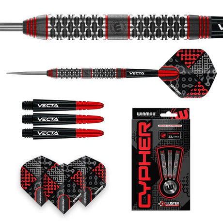Winmau Cypher 90% Tungsten Steel Tip Darts - view 5