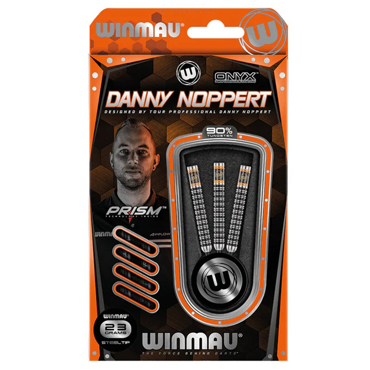Danny Noppert 90% Tungsten Steel Tip Darts by Winmau - view 4