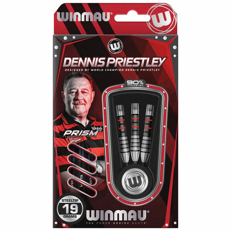 Dennis Priestley Diamond 3-Zero Steel Tip Darts by Winmau - view 5