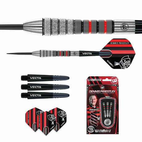 Dennis Priestley Diamond 3-Zero Steel Tip Darts by Winmau - view 2