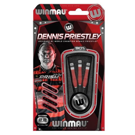 Dennis Priestley Special Edition 90% Tungsten Steel Tip Darts by Winmau - view 5