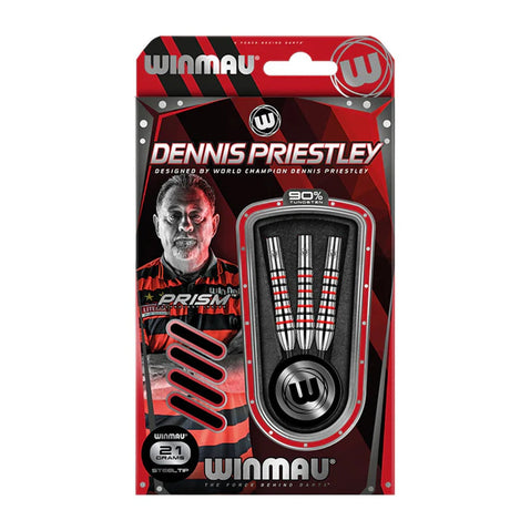Dennis Priestley Tungsten Steel Tip Darts by Winmau - view 5