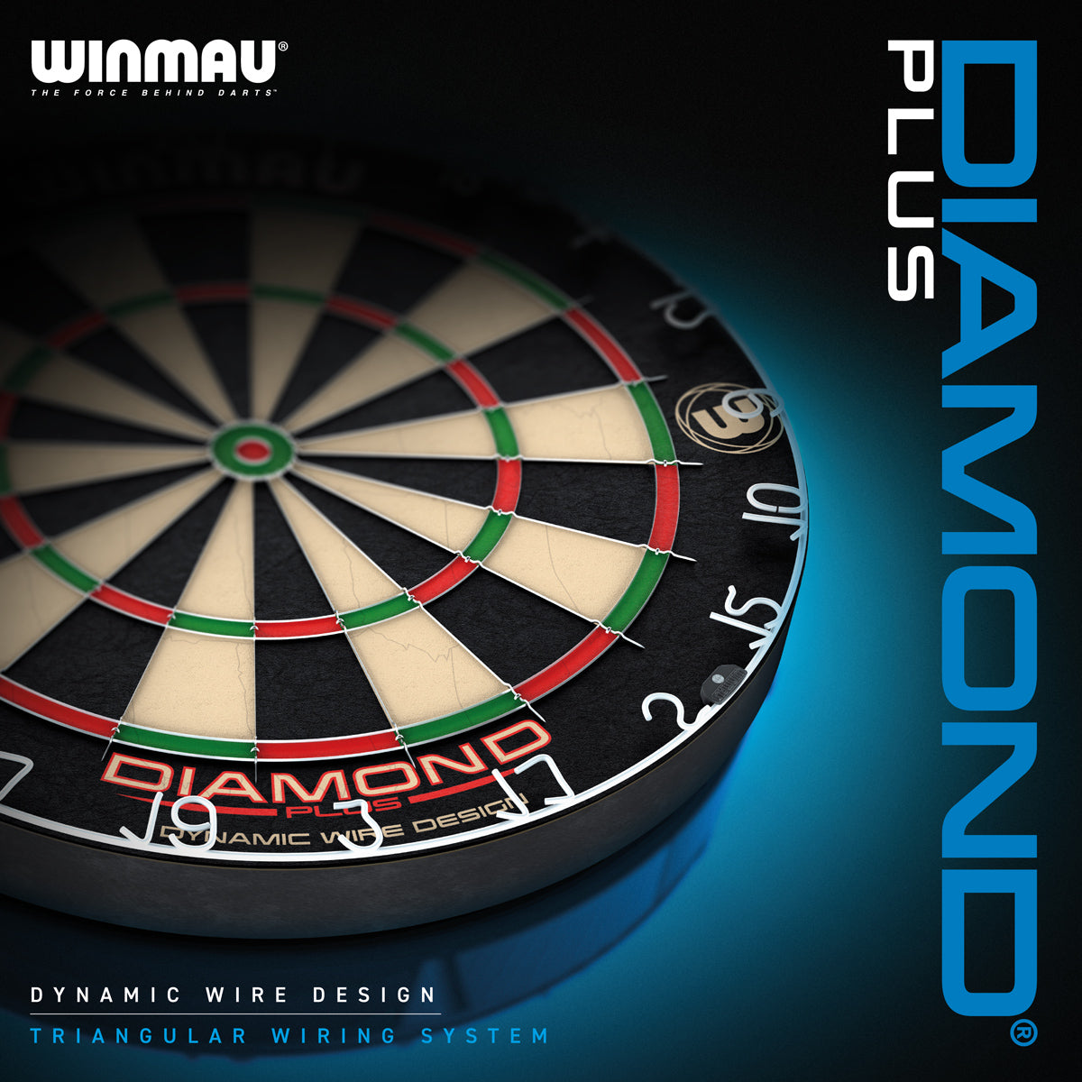 Winmau Diamond Plus Dartboard - view 6