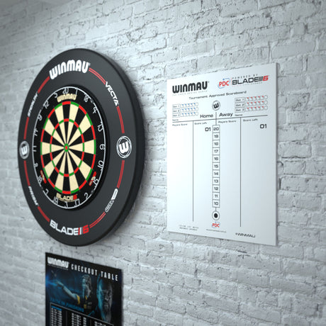 Winmau Dry Wipe Score Board - PDC Design - view 6