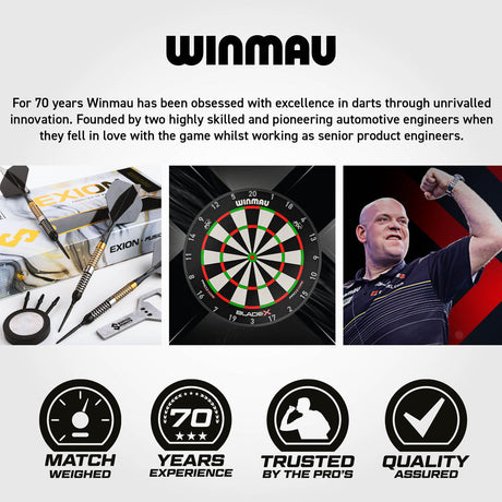 Winmau Exion Torpedo Switch Point 90% Tungsten Steel Tip Darts - view 8