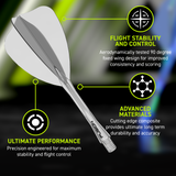 Winmau Fusion Arrow Integrated Flight & Shaft Clear - view 13