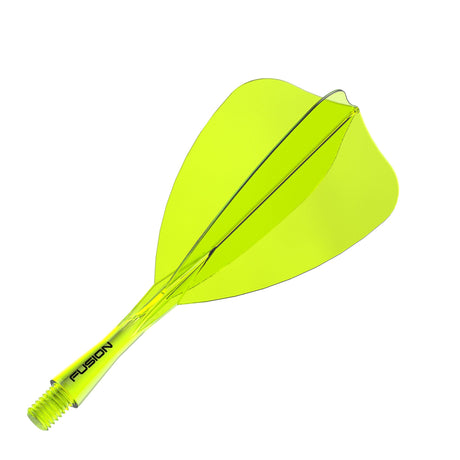 Winmau Fusion Arrow Integrated Flight & Shaft Yellow - view 17