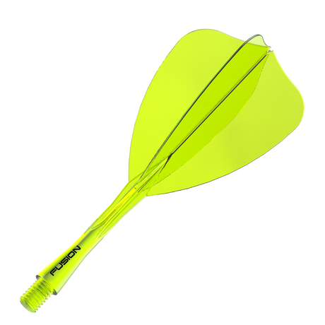 Winmau Fusion Arrow Integrated Flight & Shaft Yellow - view 10