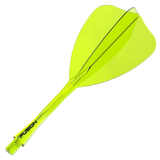 Winmau Fusion Arrow Integrated Flight & Shaft Yellow - view 3