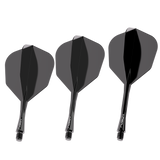 Fusion Integrated Flight & Shaft Black No6 by Winmau - view 2