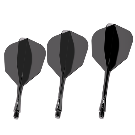 Fusion Integrated Flight & Shaft Black No6 by Winmau - view 2