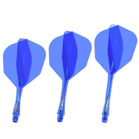 Winmau Fusion Integrated Flight & Shaft Blue No6 - view 2