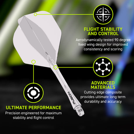 Fusion Integrated Flight & Shaft Clear No2 by Winmau - view 6