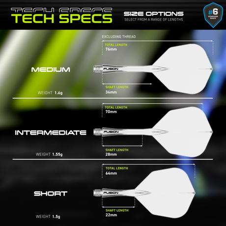 Fusion Integrated Flight & Shaft Clear No6 by Winmau - view 19