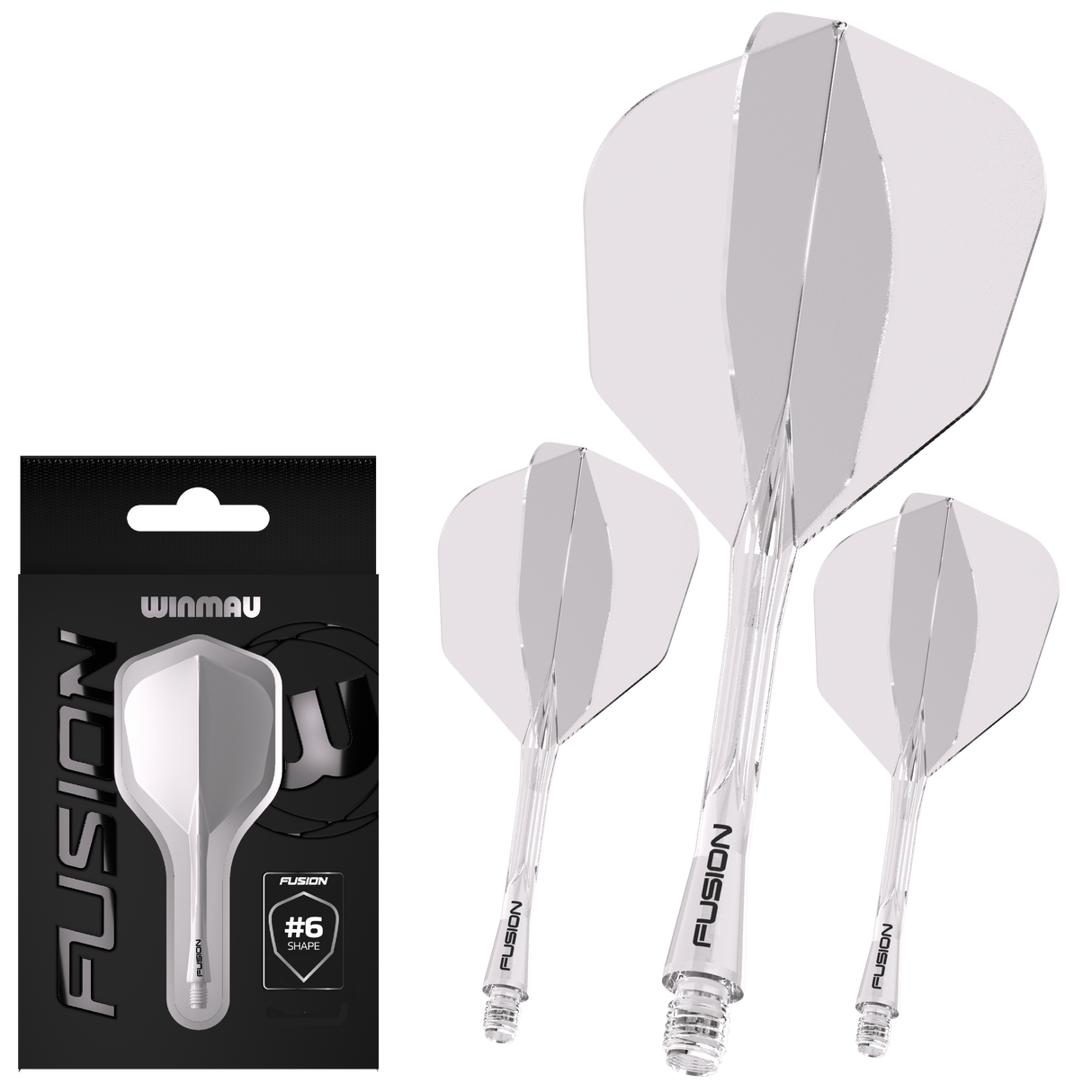 Fusion Integrated Flight & Shaft Clear No6 by Winmau - view 11