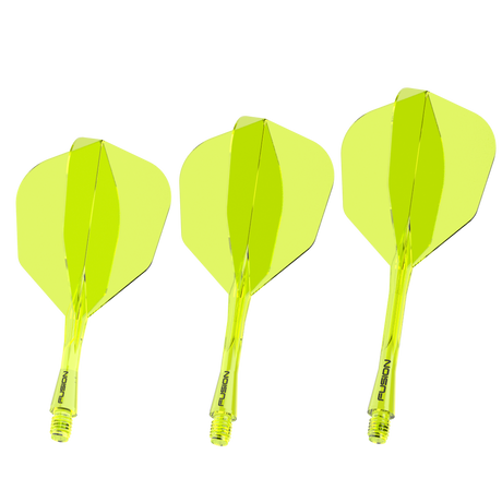 Fusion Integrated Flight & Shaft Neon Yellow No6 by Winmau - view 16