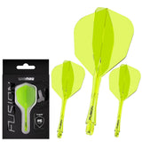 Fusion Integrated Flight & Shaft Neon Yellow No6 by Winmau - view 11