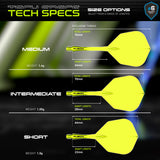 Fusion Integrated Flight & Shaft Neon Yellow No6 by Winmau - view 12