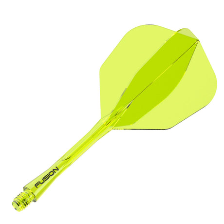 Fusion Integrated Flight & Shaft Neon Yellow No6 by Winmau - view 3