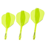 Fusion Integrated Flight & Shaft Neon Yellow No6 by Winmau - view 2