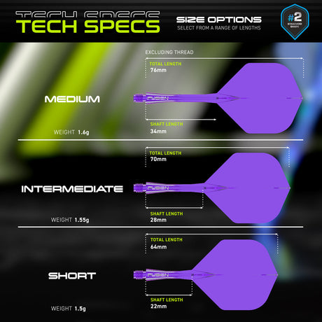 Fusion Integrated Flight & Shaft Purple No2 by Winmau - view 5