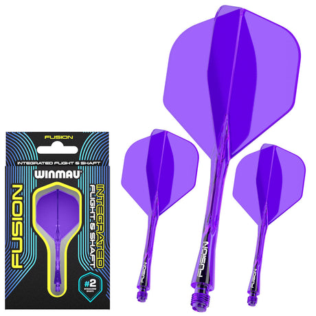 Fusion Integrated Flight & Shaft Purple No2 by Winmau - view 11